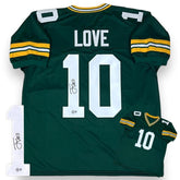 Jordan Love Autographed Signed Jersey - Green - Beckett Authentication